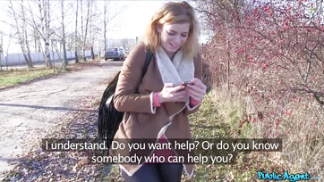Gas Trickery: Persuading a Stranger Girl to Give Head Easy-peasy