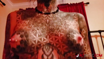 Inked Slut Begs for Cock as They Lick Her Wet Pussy
