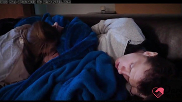 Stepbrother's Morning Wood Wakes up Naughty Teen Brat