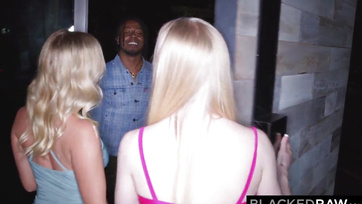 Blonde Babe Scores 2 Big Dicks