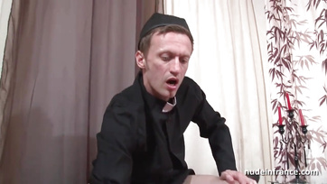 Naughty Nun Gets Pussy Pounded and Ass Stuffed