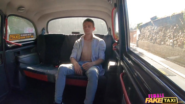 Beauty from Bucharest Licks Young Guy's Face in Cage, Gets Her Muff Licked