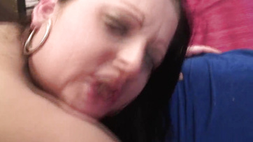 Roughly Pounding the Fuckable Chubby Girl's Plump Pussy