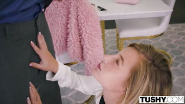 Teacher Uncle Drills Blond Teen's Asshole with Hung Cock