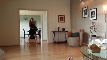 Savoring a timid girl's juicy muff with a wild lesbian babe