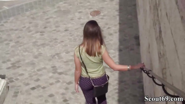 Hungarian Babe Picked Up on the Street Takes a Dick in Her Ass