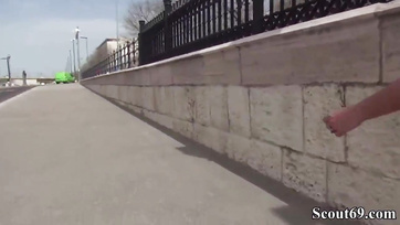 Hungarian Babe Picked Up on the Street Takes a Dick in Her Ass