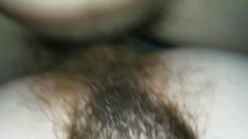 Insatiable Amateur Wife with Hairy Pussy Licked and Hard Fucked