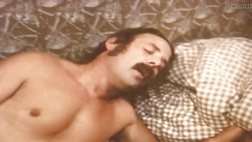 Vintage Porn: Cute Maid Pleases Homeowner's Rock-Hard Cock