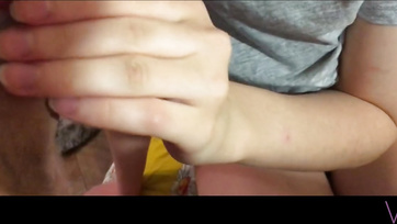 Caught and Fucked His Step-Sister While Masturbating
