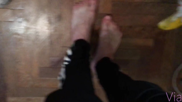 Caught and Fucked His Step-Sister While Masturbating