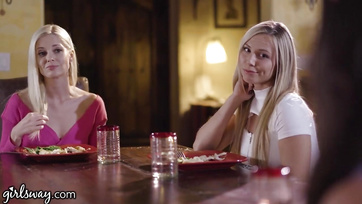 Wild Girls Devour Each Other's Muffs After Partying