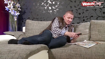 Curvy Berlin Escort Delivered to Naughty Old Guy's Door