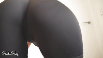 Step-Sister Let Me Rub My Cock on Her Smooth Pussy