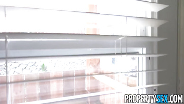 Japanese Real Estate Agent Babe Gets Cock Between Her Big Tits