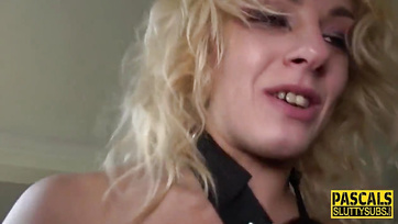 Fingered, Spanked, and Fucked the Petite Blonde Slut into Pieces