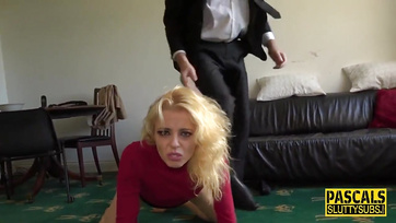 Fingered, Spanked, and Fucked the Petite Blonde Slut into Pieces