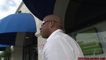 Riding Hard on the Black Guy's Big Cock