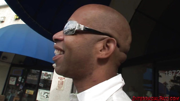 Riding Hard on the Black Guy's Big Cock