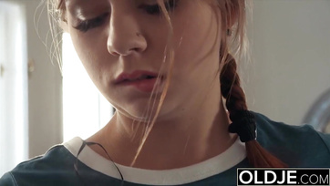 Young 18yo Babe Can't Resist Older Dude's Advances
