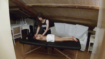 Step-Sis Lets Me Fuck Her and the Sexy Babe She Massaged