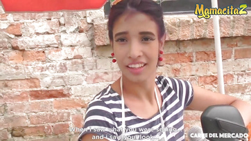 Latin Teen with a Nice Ass Hunted Down on the Street