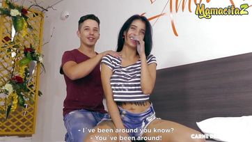 Latin Teen with a Nice Ass Hunted Down on the Street