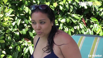 Stepdaughter Takes Stepdad's Sausage in Her Little Wet Pussy