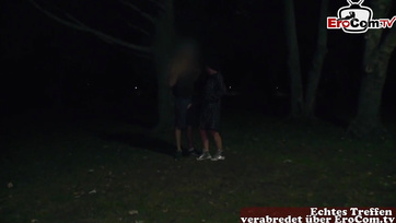 German Lady Gets Her Holes Fucked by Stranger Guy