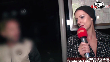 German Lady Gets Her Holes Fucked by Stranger Guy