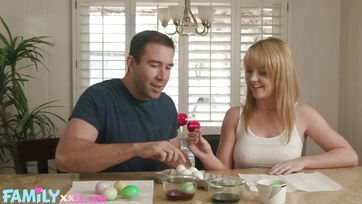 Stepbrother's Sausage Pleasured by Cute Bunny Babe