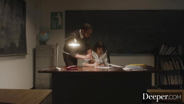 The Ebony Teacher Couldn't Resist His Charming Assistant