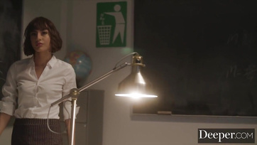 The Ebony Teacher Couldn't Resist His Charming Assistant