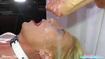 Her Husband Gave Her a Facial - Blonde Babe Gets Naughty