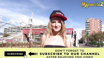 Railing the Blonde Babe's Tight Hole on the Roof