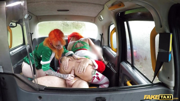 Rough Anal Pleasure with Santa Claus in Fake Taxi