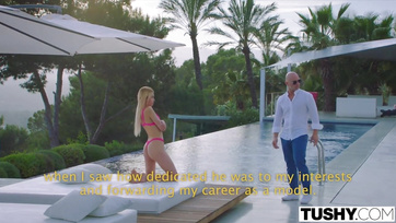 Blonde Beauty Seduces Boss for Anal Fun