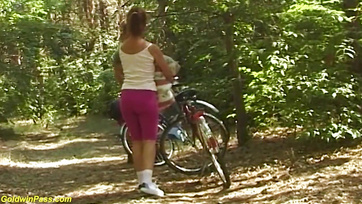 71-Year-Old Granny Gets Pounded by Young Stud in Public