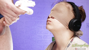 Sloppy Blowjob Surprise in Classmate's Mouth during Taste Testing Game