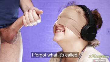 Sloppy Blowjob Surprise in Classmate's Mouth during Taste Testing Game