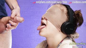Sloppy Blowjob Surprise in Classmate's Mouth during Taste Testing Game