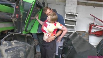 Bossy Blonde Boss Seduces Employee and Swallows His Cum