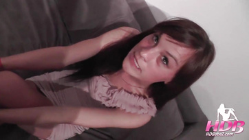 Sweet Petite Teen Rides Cock at First Sex Casting