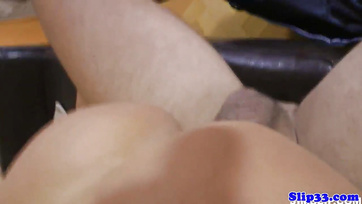 Blonde Budapest Kitty Rides Old Guy's Tool with Pleasure
