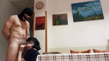 Curvy brunette girl laid out on the table