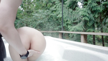 An Amateur Asian Teen in the Luxe Forest Retreat