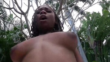 Spending a Chill Day with My Black Step-Sister...