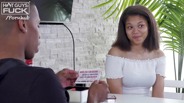 Young stud fucks the sexy mixed-race girl