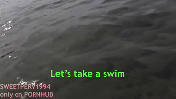 A petite girl jerks off a kinky guy at the beach