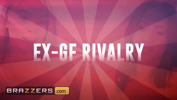 Intense Threesome with a Latin and a Black Babe